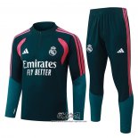 Chandal de Sudadera del Real Madrid 2026-2027 Nino Verde