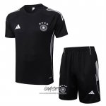 Chandal del Alemania 2025-2026 Manga Corta Negro - Pantalon Corto