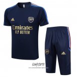 Chandal del Arsenal 2023-2024 Manga Corta Azul - Pantalon Corto