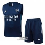 Chandal del Arsenal 2025-2026 Sin Mangas Azul Blanco