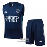 Chandal del Arsenal 2025-2026 Sin Mangas Azul Blanco
