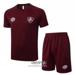 Chandal del Fluminense 2025-2026 Manga Corta Rojo - Pantalon Corto