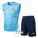 Chandal del Manchester City 2025-2026 Sin Mangas Azul