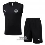 Chandal del Manchester City 2025-2026 Sin Mangas Negro