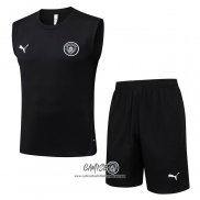 Chandal del Manchester City 2025-2026 Sin Mangas Negro