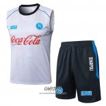 Chandal del Napoli 2025-2026 Sin Mangas Blanco