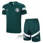 Chandal del Palmeiras 2023-2024 Manga Corta Verde - Pantalon Corto