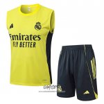 Chandal del Real Madrid 2025-2026 Sin Mangas Amarillo