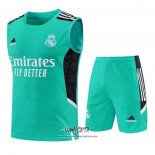 Chandal del Real Madrid 2022-2023 Sin Mangas Verde