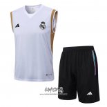 Chandal del Real Madrid 2023-2024 Sin Mangas Blanco