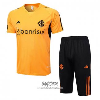 Chandal del SC Internacional 2023-2024 Manga Corta Naranja - Pantalon Corto