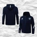 Chaqueta con Capucha del Arsenal 2025-2026 Negro