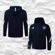 Chaqueta con Capucha del Arsenal 2025-2026 Negro
