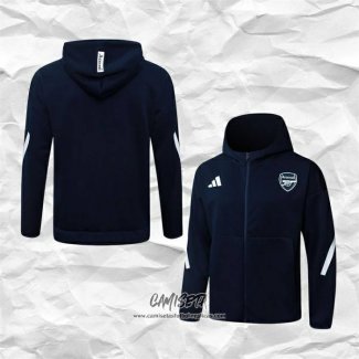 Chaqueta con Capucha del Arsenal 2025-2026 Negro