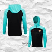 Chaqueta con Capucha del Barcelona 2022-2023 Azul y Negro