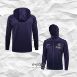 Chaqueta con Capucha del Paris Saint-Germain 2023-2024 Purpura