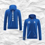 Chaqueta con Capucha del Real Madrid 2022-2023 Azul