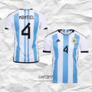 Primera Camiseta Argentina Jugador Montiel 2022