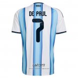 Primera Camiseta Argentina Jugador Rodrigo 2026 De Paul