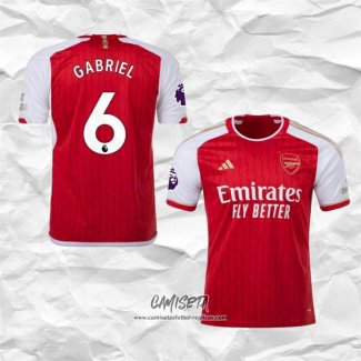 Primera Camiseta Arsenal Jugador Gabriel 2023-2024