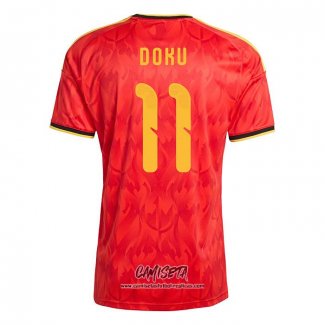 Primera Camiseta Belgica Jugador Doku 2026 Jeremy