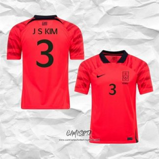 Primera Camiseta Corea del Sur Jugador Kim Jin Su 2022
