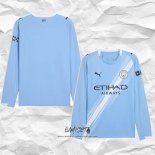 Primera Camiseta Manchester City 2025-2026 Manga Larga
