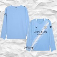 Primera Camiseta Manchester City 2025-2026 Manga Larga