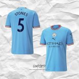 Primera Camiseta Manchester City Jugador Stones 2022-2023