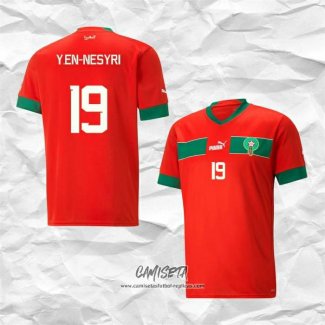 Primera Camiseta Marruecos Jugador Y.En-Nesyri 2022