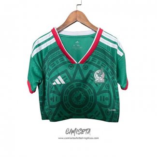 Primera Camiseta Mexico 2026 Mujer Corta
