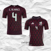 Primera Camiseta Mexico Jugador E.Alvarez 2024