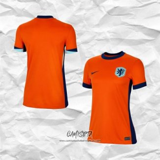 Primera Camiseta Paises Bajos 2024 Mujer