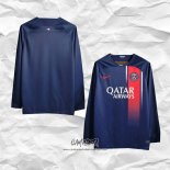 Primera Camiseta Paris Saint-Germain 2023-2024 Manga Larga