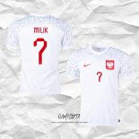 Primera Camiseta Polonia Jugador Milik 2022