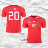 Primera Camiseta Suiza Jugador Frei 2022