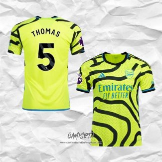 Segunda Camiseta Arsenal Jugador Thomas 2023-2024