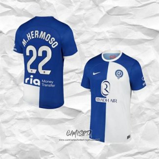 Segunda Camiseta Atletico Madrid Jugador M.Hermoso 2023-2024