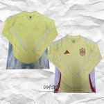 Segunda Camiseta Espana 2024 Manga Larga