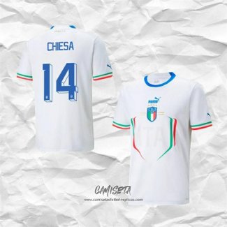 Segunda Camiseta Italia Jugador Chiesa 2022