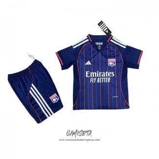Segunda Camiseta Lyon 2025-2026 Nino