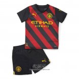 Segunda Camiseta Manchester City 2022-2023 Nino
