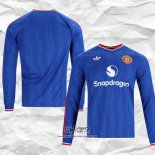 Segunda Camiseta Manchester United 2026-2027 Manga Larga