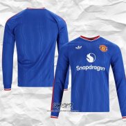 Segunda Camiseta Manchester United 2026-2027 Manga Larga