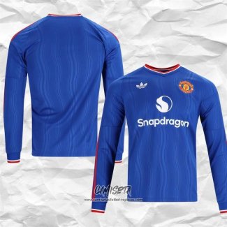 Segunda Camiseta Manchester United 2026-2027 Manga Larga