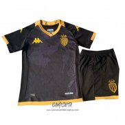 Segunda Camiseta Monaco 2023-2024 Nino
