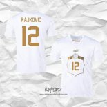 Segunda Camiseta Serbia Jugador Rajkovic 2022