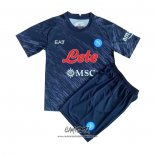 Tercera Camiseta Napoli 2022-2023 Nino