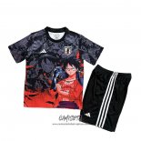 Camiseta Japon Anime 2025-2026 Nino Negro