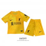 Camiseta Liverpool Portero 2021-2022 Nino Amarillo